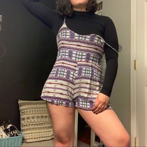 Lush boho style romper